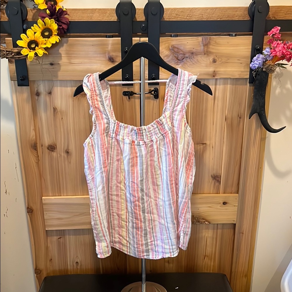 Maurices Pastel Striped Tank Top